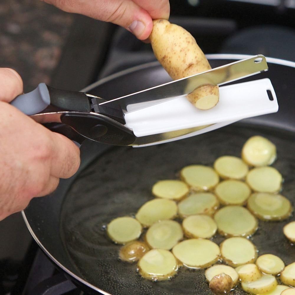 2-in-1  Food Chopper Cutter